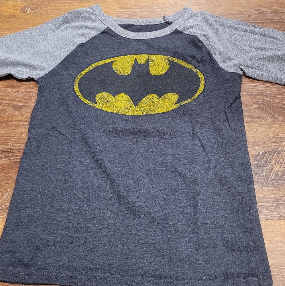 Kids Superhero Shirt - Gray and Yellow